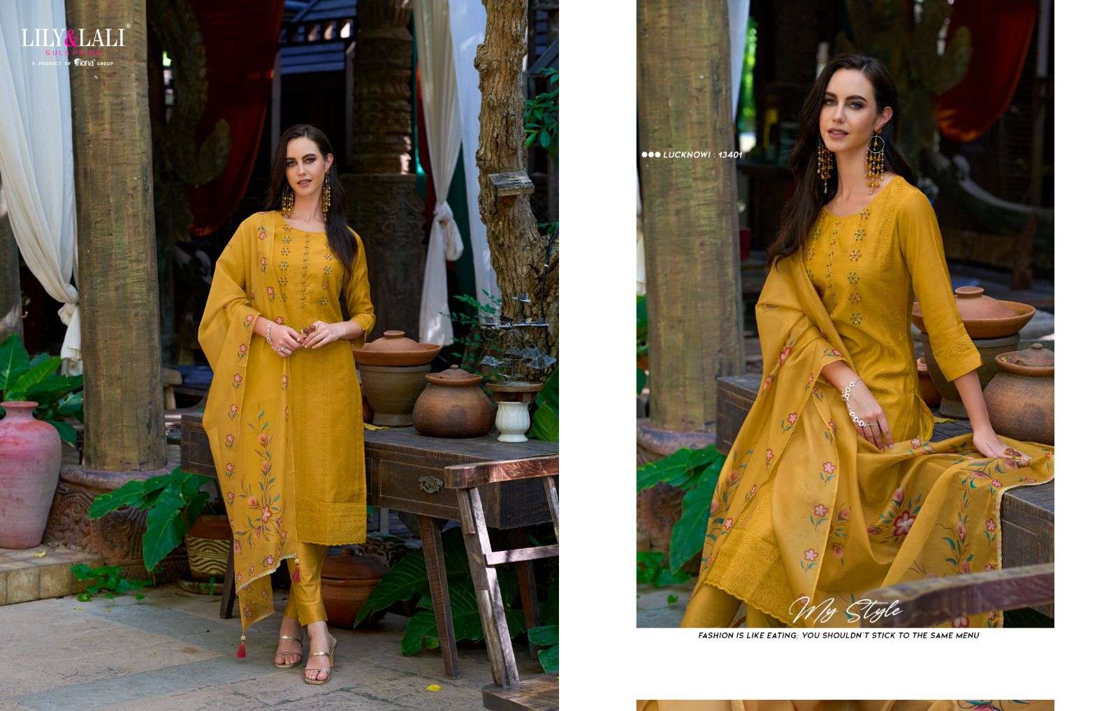 Lily And Lali Lacknowi 2 Premium Ready Made Wholesale catalog