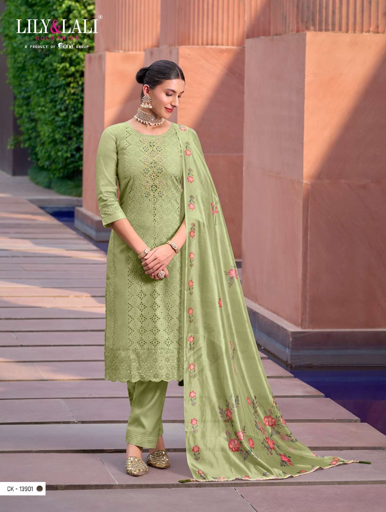 LILY & LALI CHIKENKARI Vol-2 Kurti Wholesale catalog
