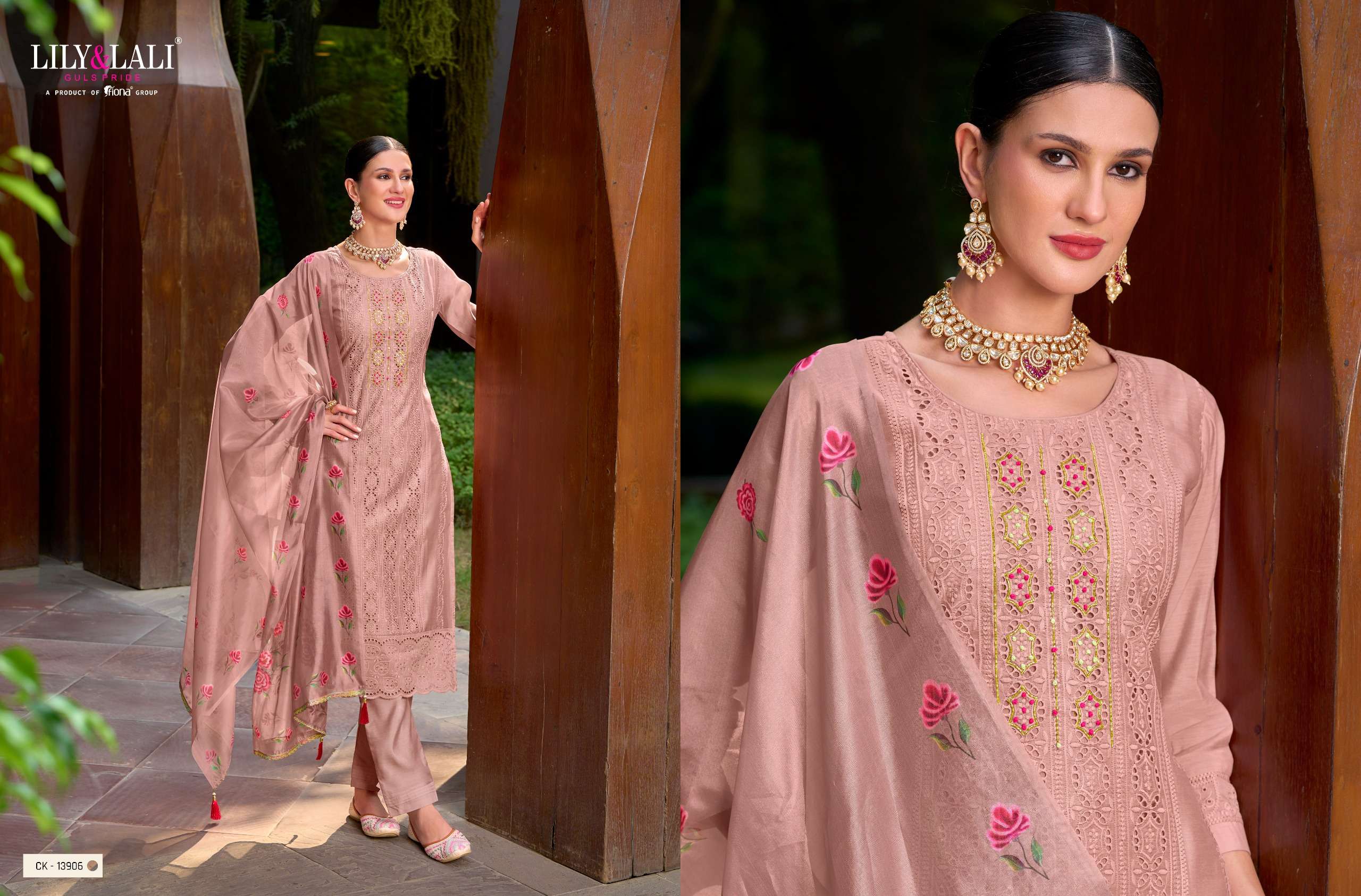 LILY & LALI CHIKENKARI Vol-2 Kurti Wholesale catalog