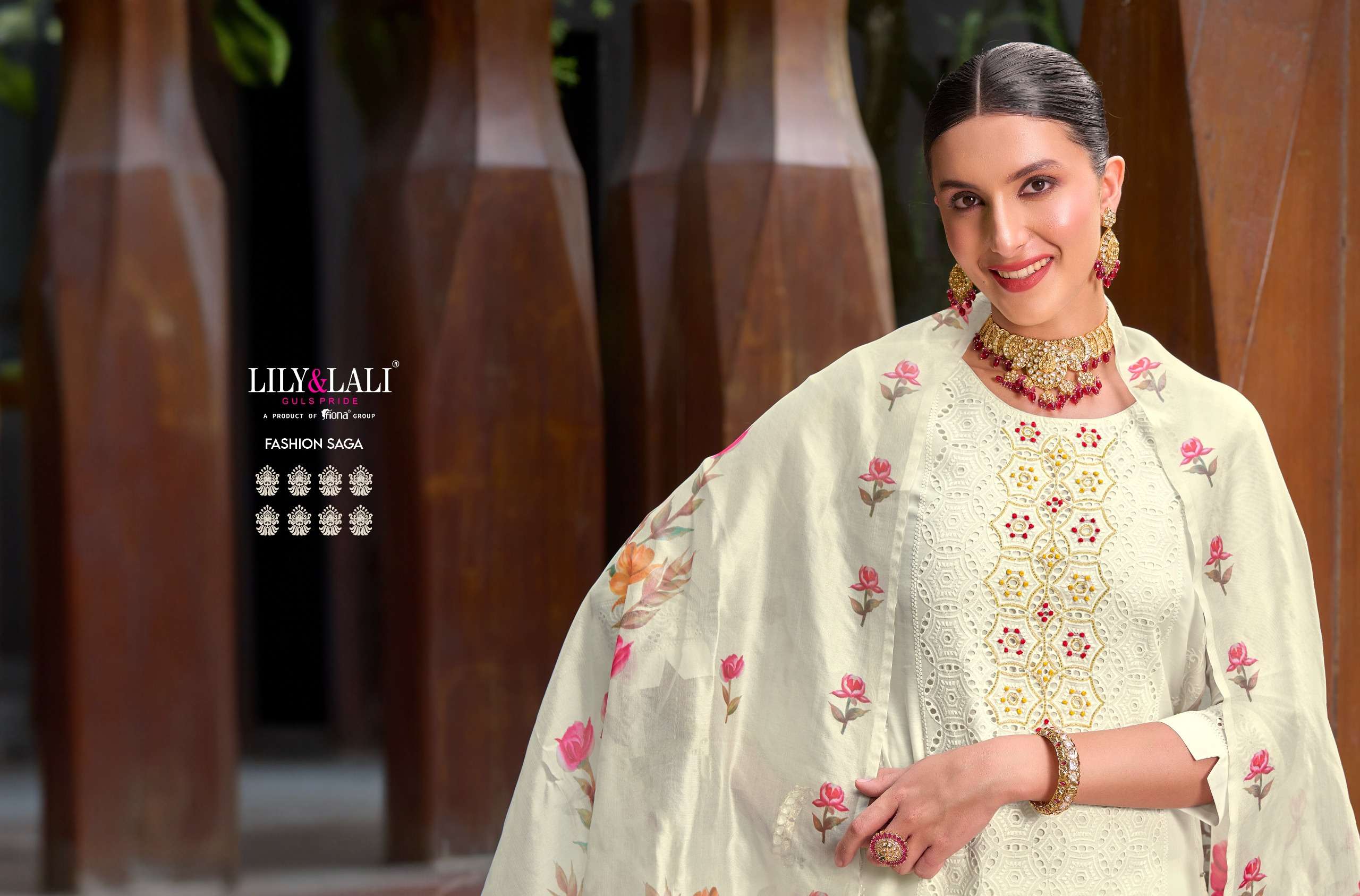 LILY & LALI CHIKENKARI Vol-2 Kurti Wholesale catalog