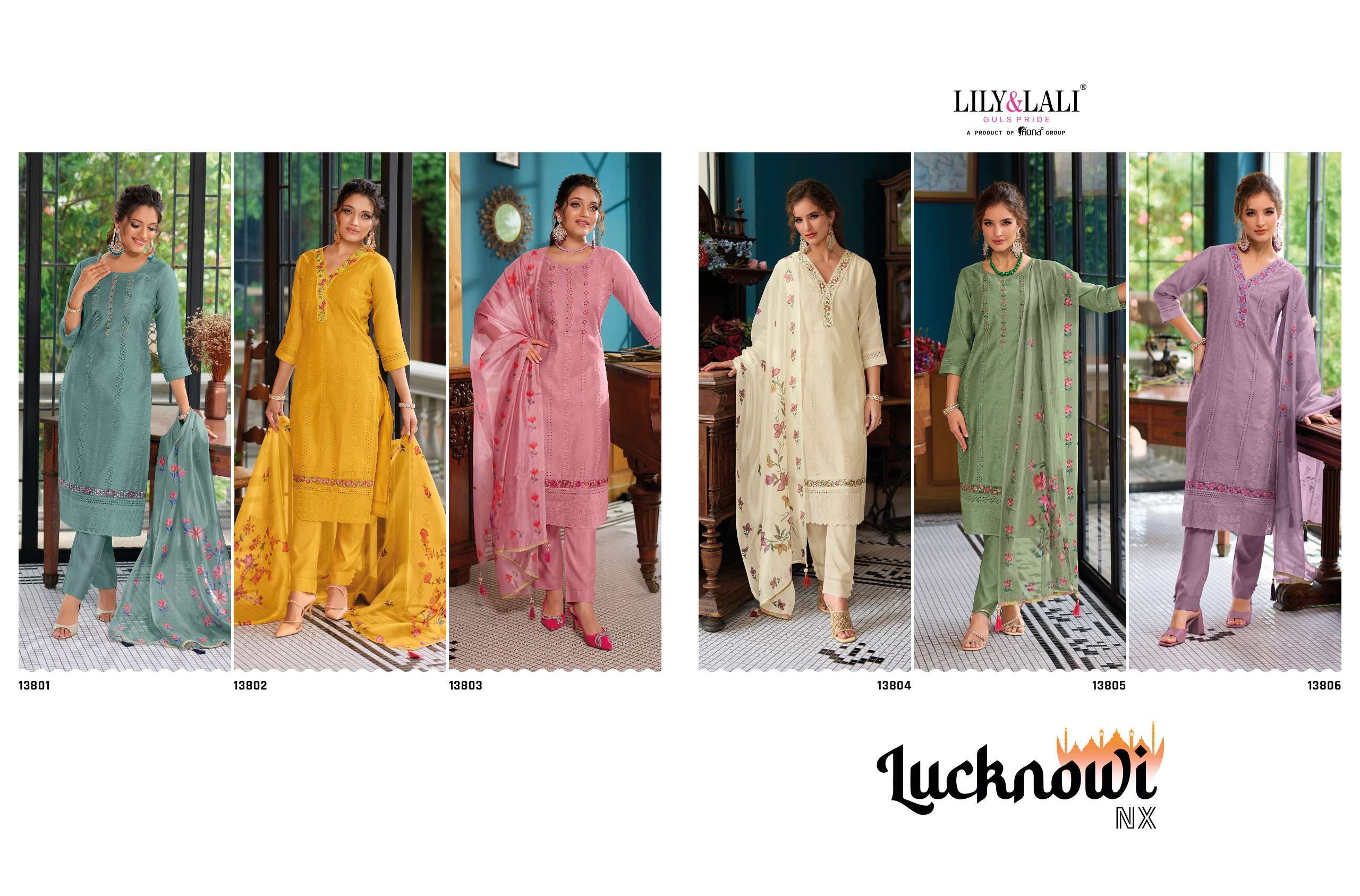 LILY & LALI LUCKNOWI NX Kurti Wholesale catalog