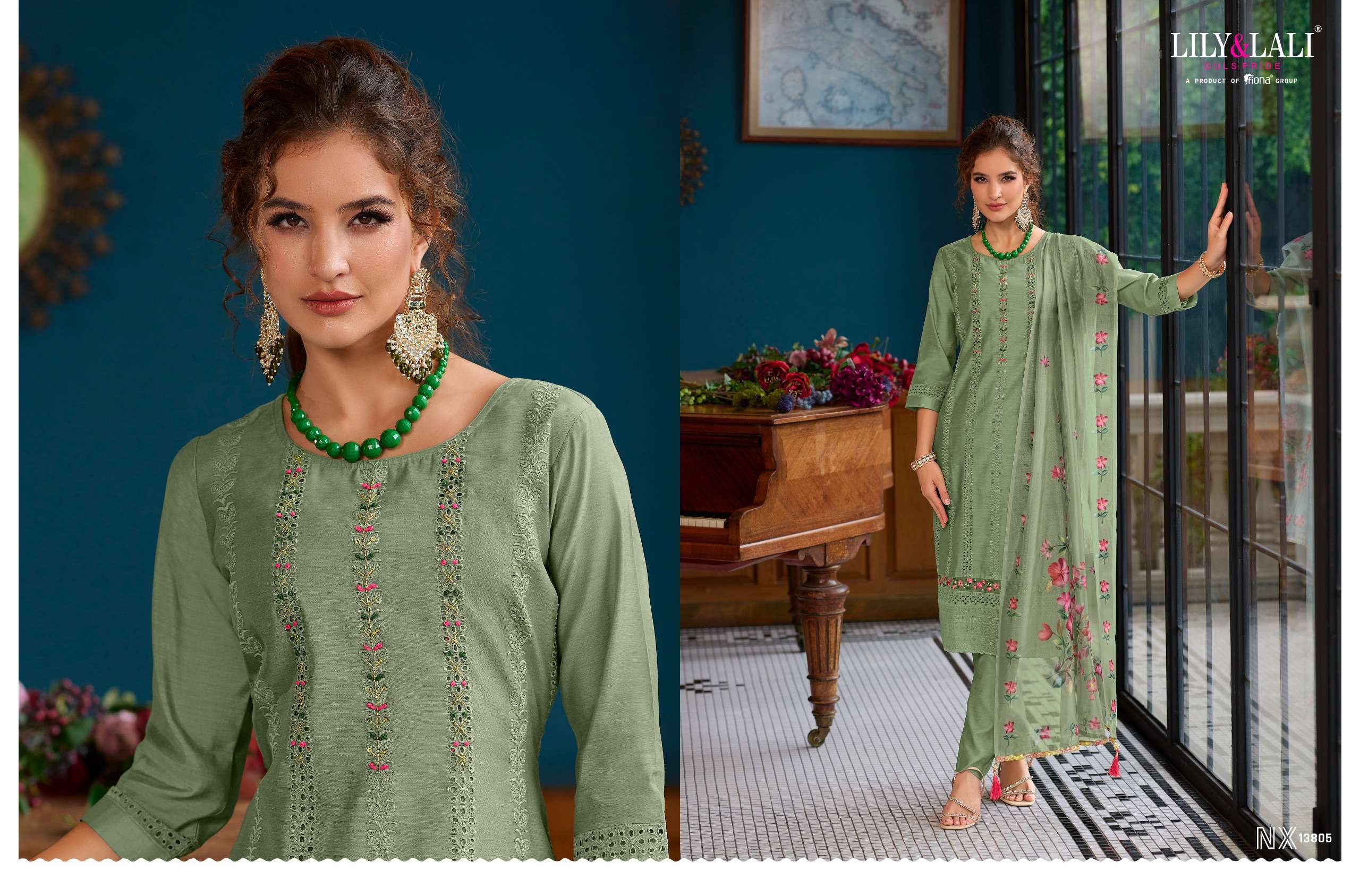 LILY & LALI LUCKNOWI NX Kurti Wholesale catalog