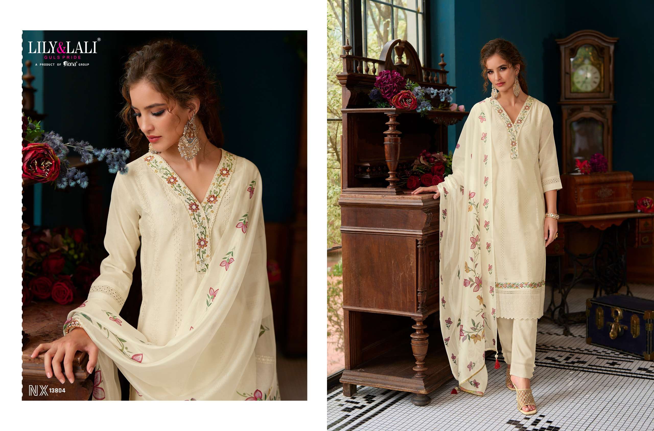 LILY & LALI LUCKNOWI NX Kurti Wholesale catalog