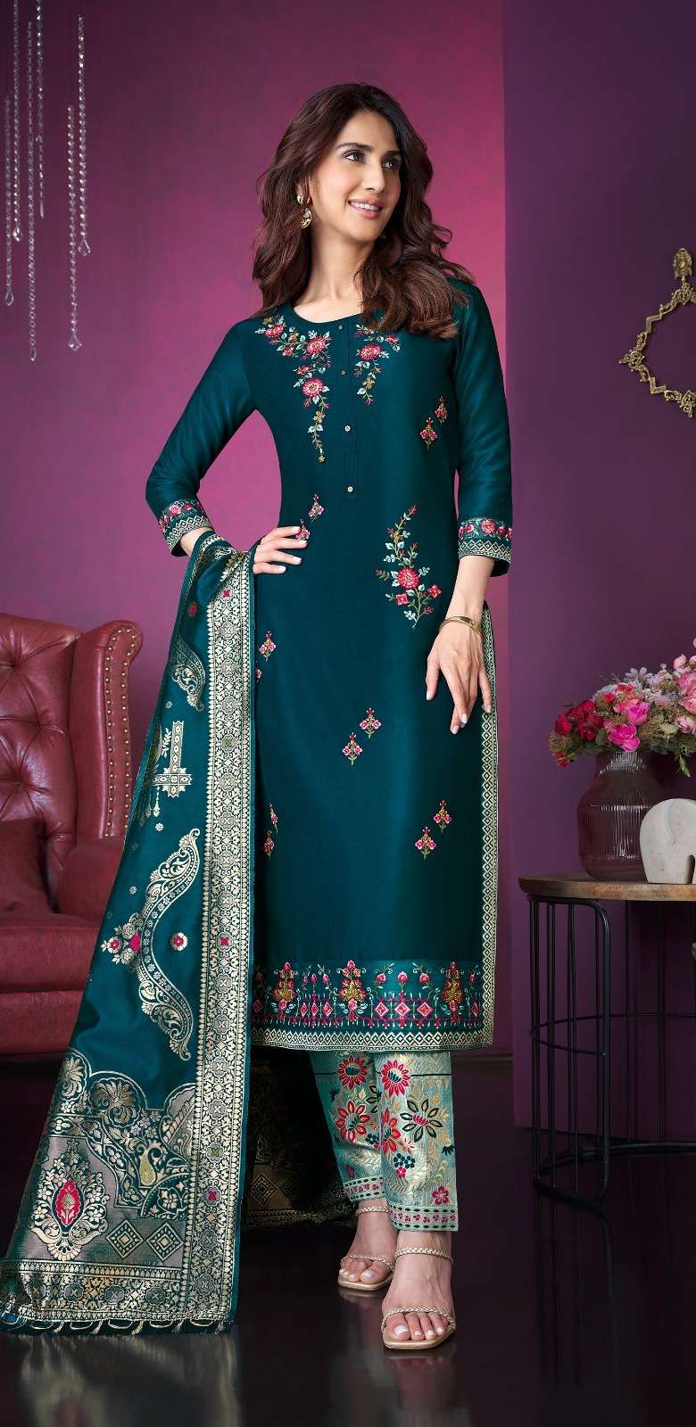LILY & LALI MEENAKARI-3 Kurti Wholesale catalog