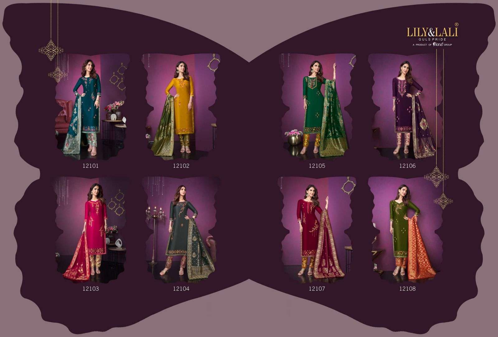 LILY & LALI MEENAKARI-3 Kurti Wholesale catalog