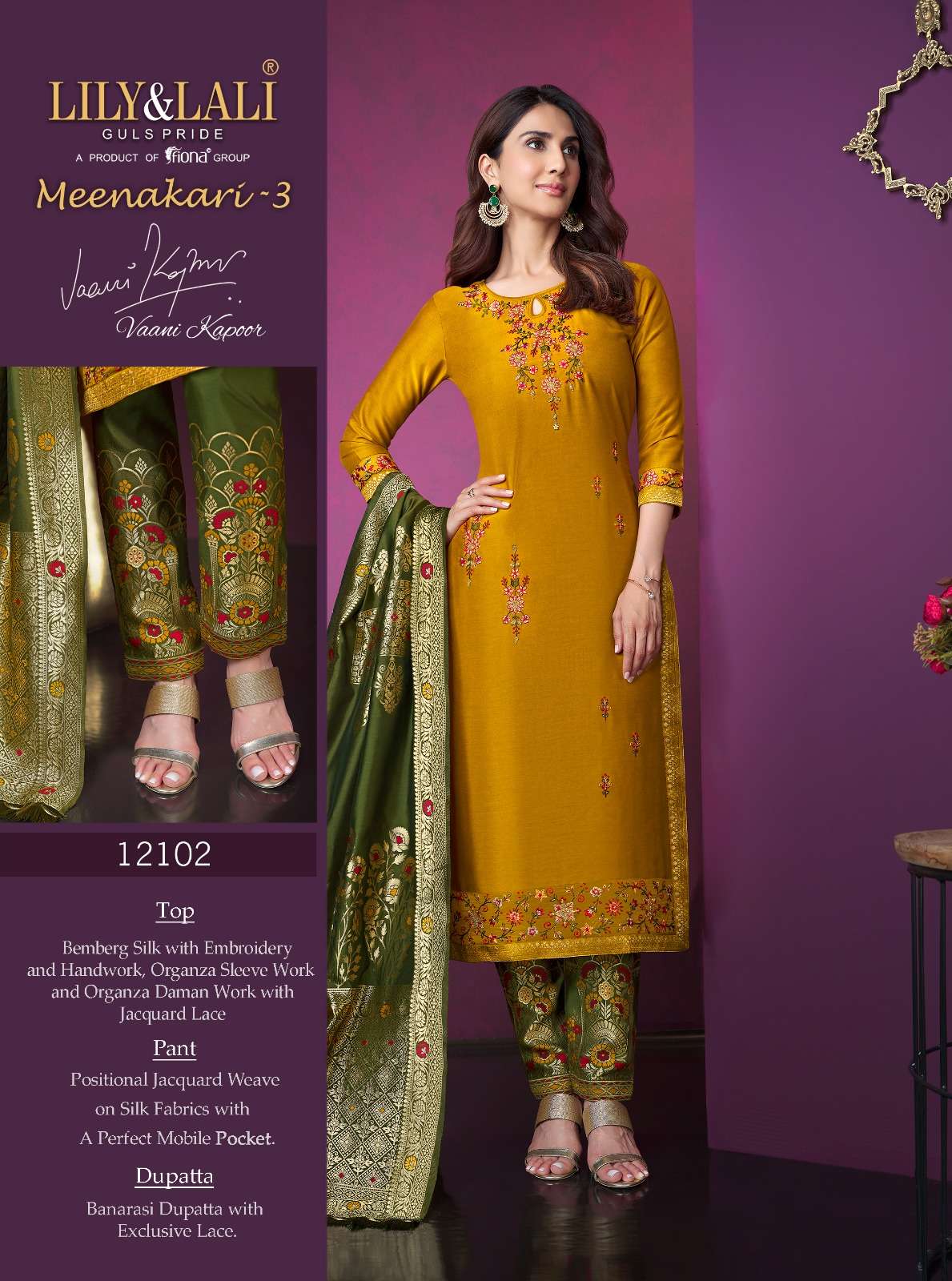 LILY & LALI MEENAKARI-3 Kurti Wholesale catalog