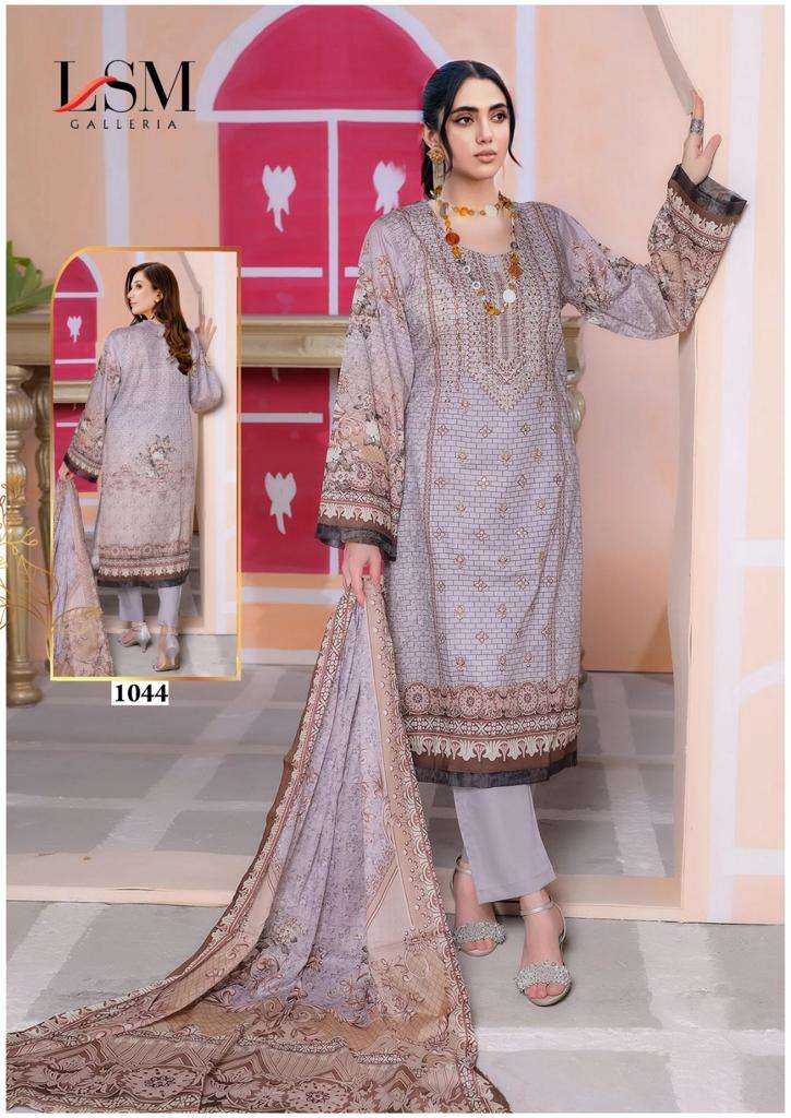 Lsm Parian Dream Vol 5 Heavy Luxury Lawn Dress Material Wholesale catalog
