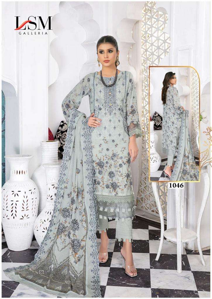 Lsm Parian Dream Vol 5 Heavy Luxury Lawn Dress Material Wholesale catalog