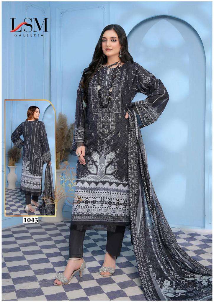 Lsm Parian Dream Vol 5 Heavy Luxury Lawn Dress Material Wholesale catalog