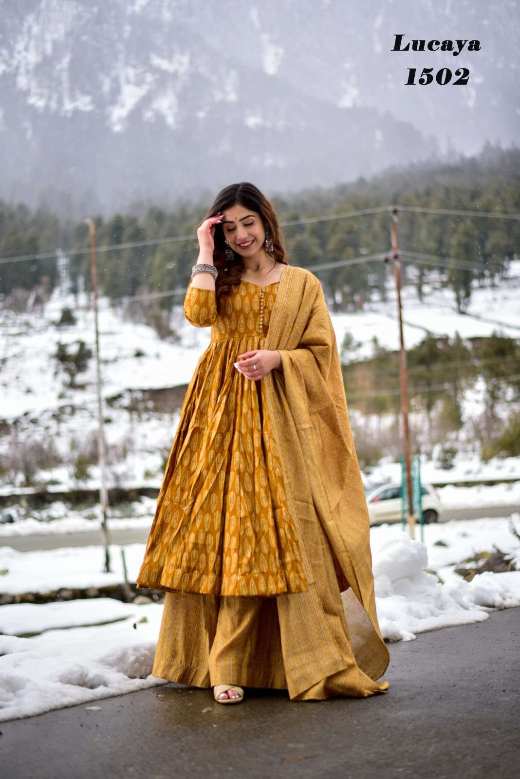 Lucaya Vol 15 Beautiful Printed Kurti Palazo With Dupatta Wholesale catalog