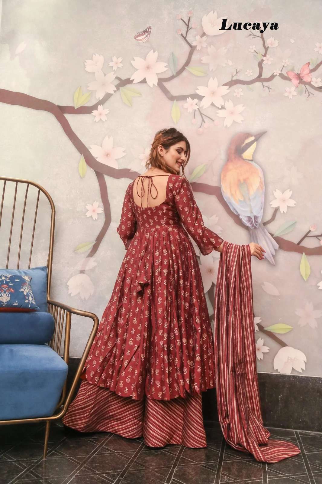 Lucaya Vol 15 Beautiful Printed Kurti Palazo With Dupatta Wholesale catalog