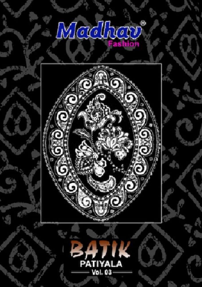 Madhav Batik Patiyala Vol-3 -Dress Material -Wholesale Catalog