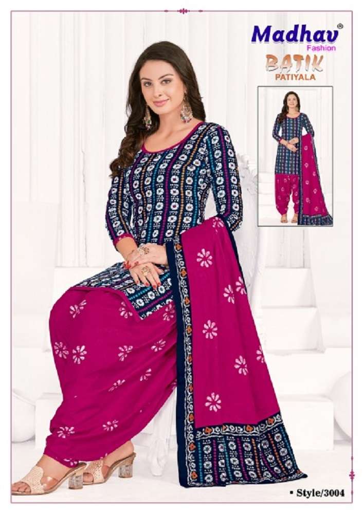 Madhav Batik Patiyala Vol-3 -Dress Material -Wholesale Catalog