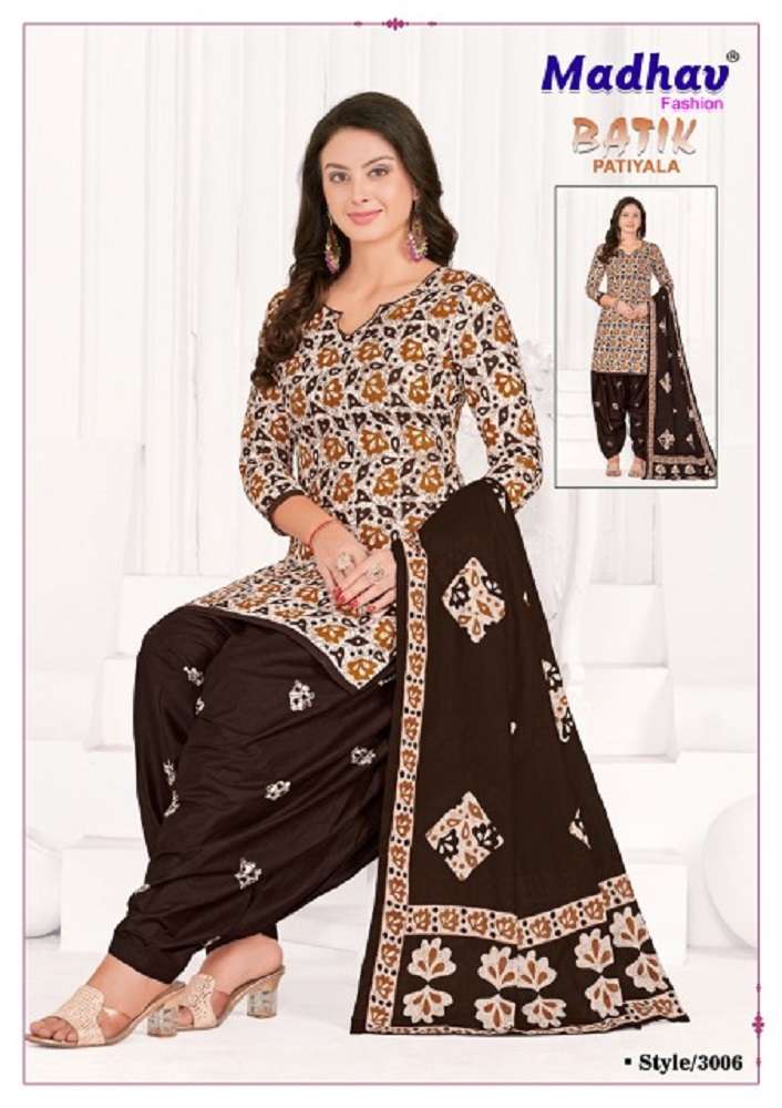 Madhav Batik Patiyala Vol-3 -Dress Material -Wholesale Catalog