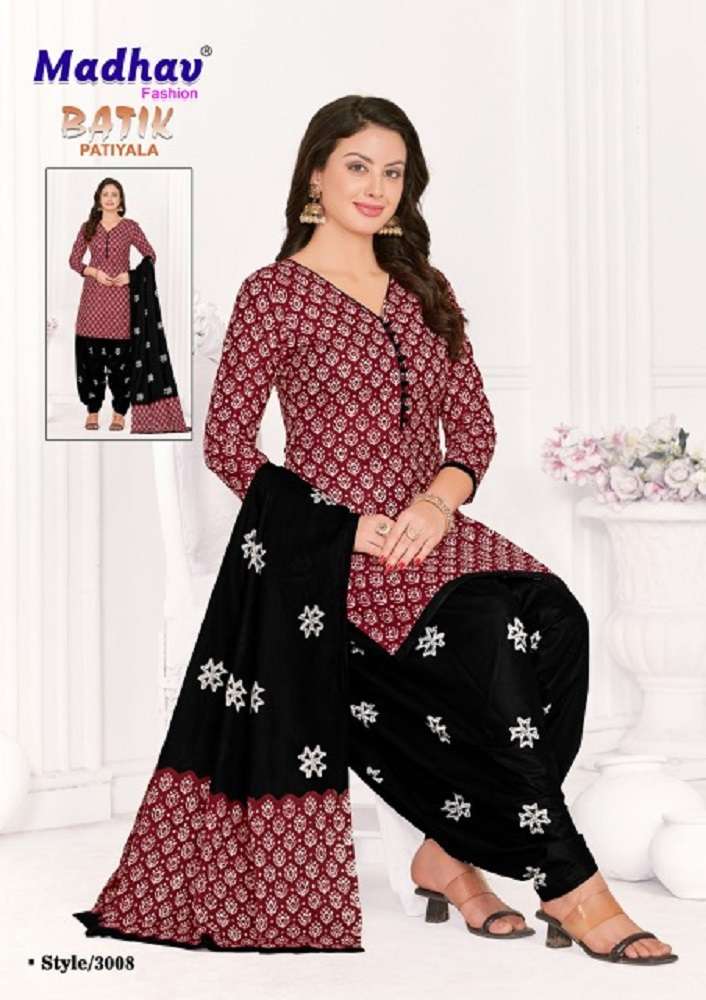 Madhav Batik Patiyala Vol-3 -Dress Material -Wholesale Catalog