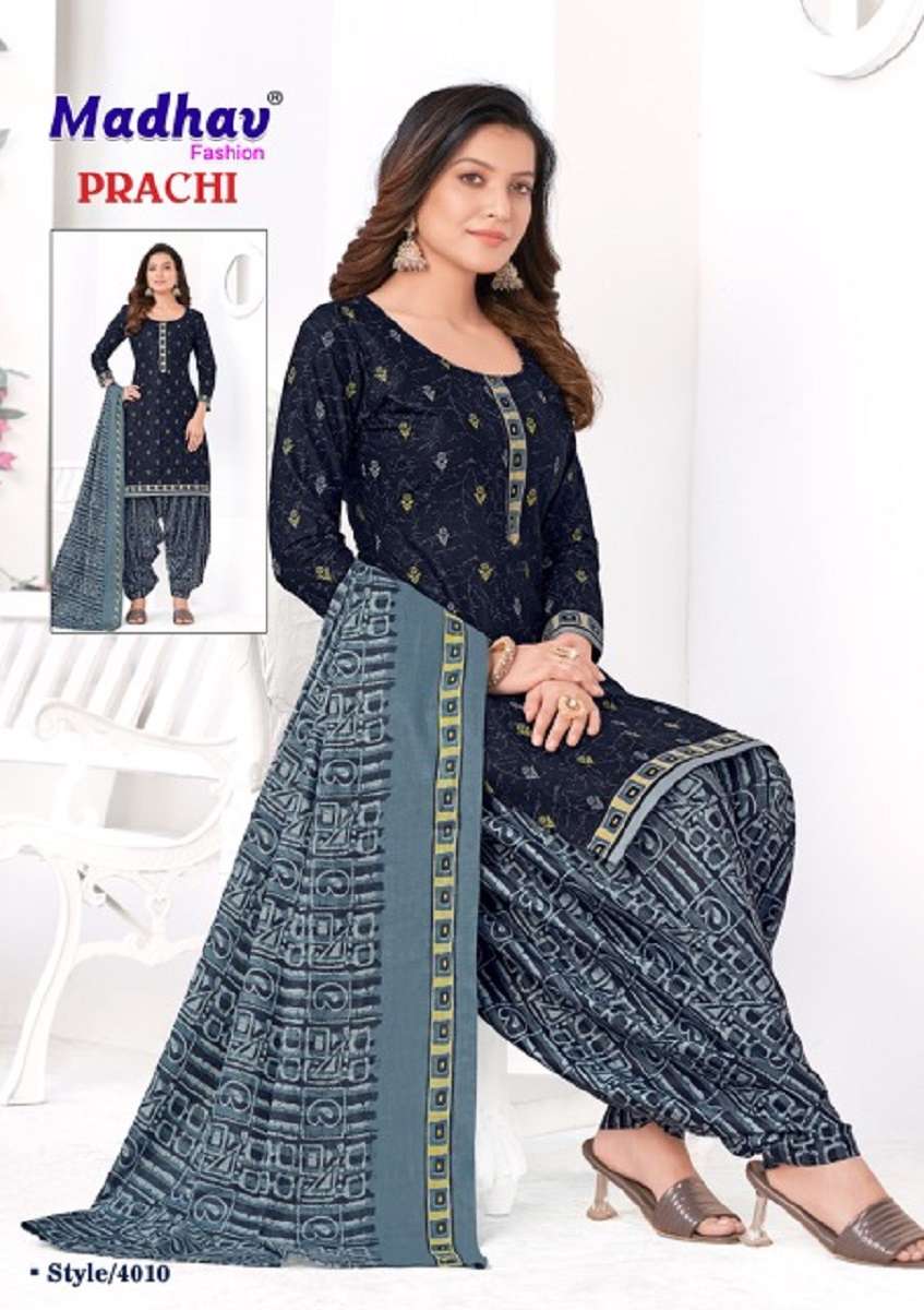  Madhav Prachi Vol-4 -Dress Material -Wholesale Catalog