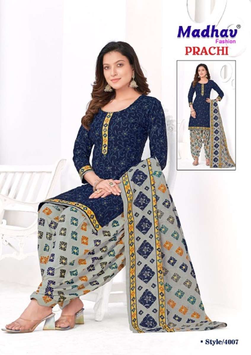  Madhav Prachi Vol-4 -Dress Material -Wholesale Catalog