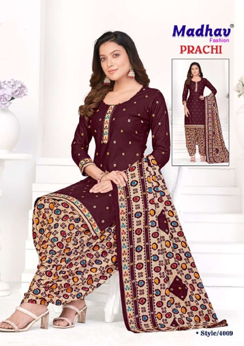  Madhav Prachi Vol-4 -Dress Material -Wholesale Catalog