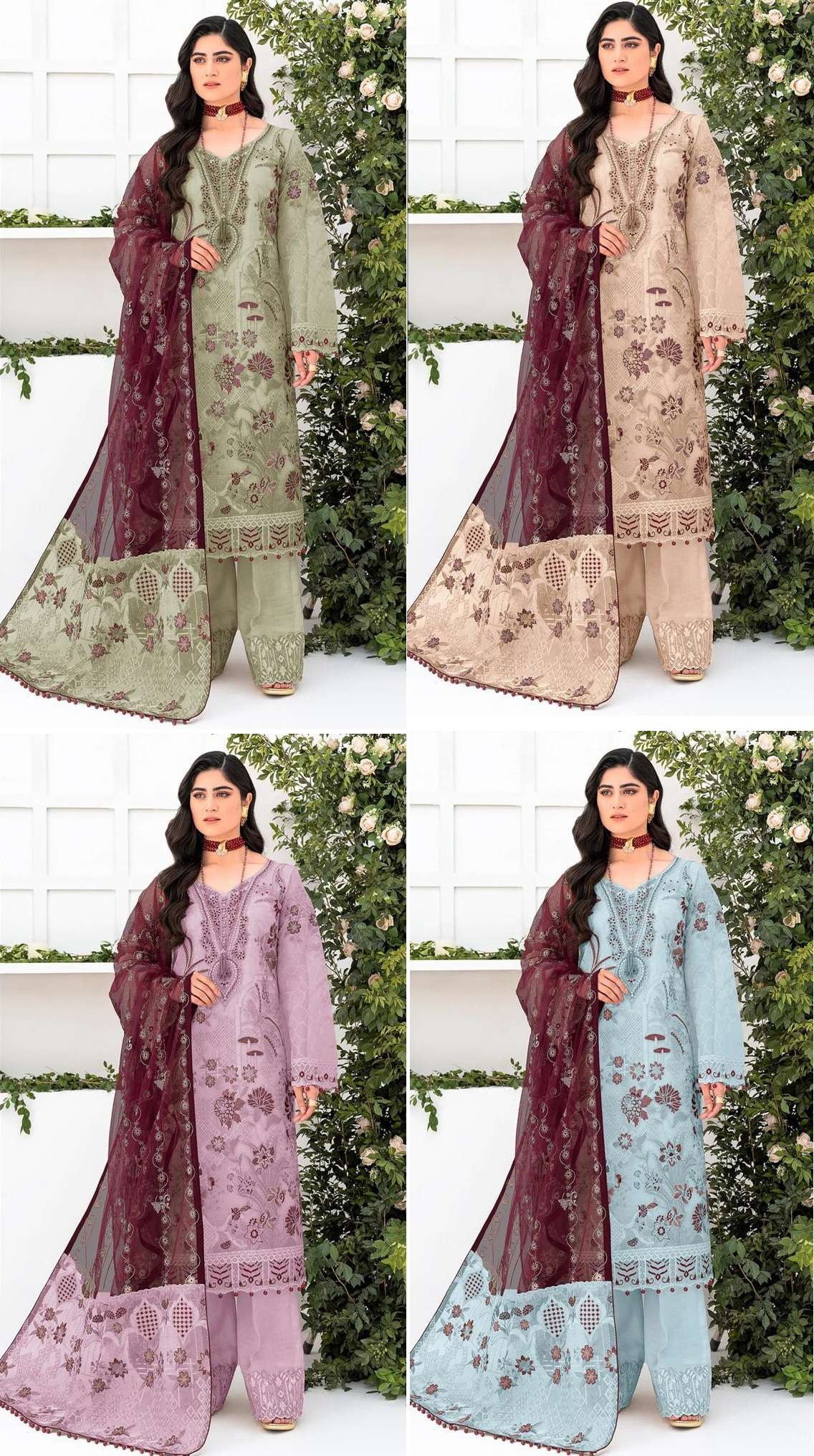 Mah E Rooh 5110 Premium Heavy Silk Salwar Suits Wholesale catalog