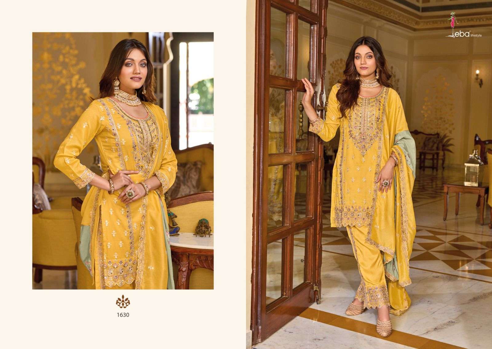 MAHI premium silk with emboidery work Salwar Kameez dress materials Wholesale catalog