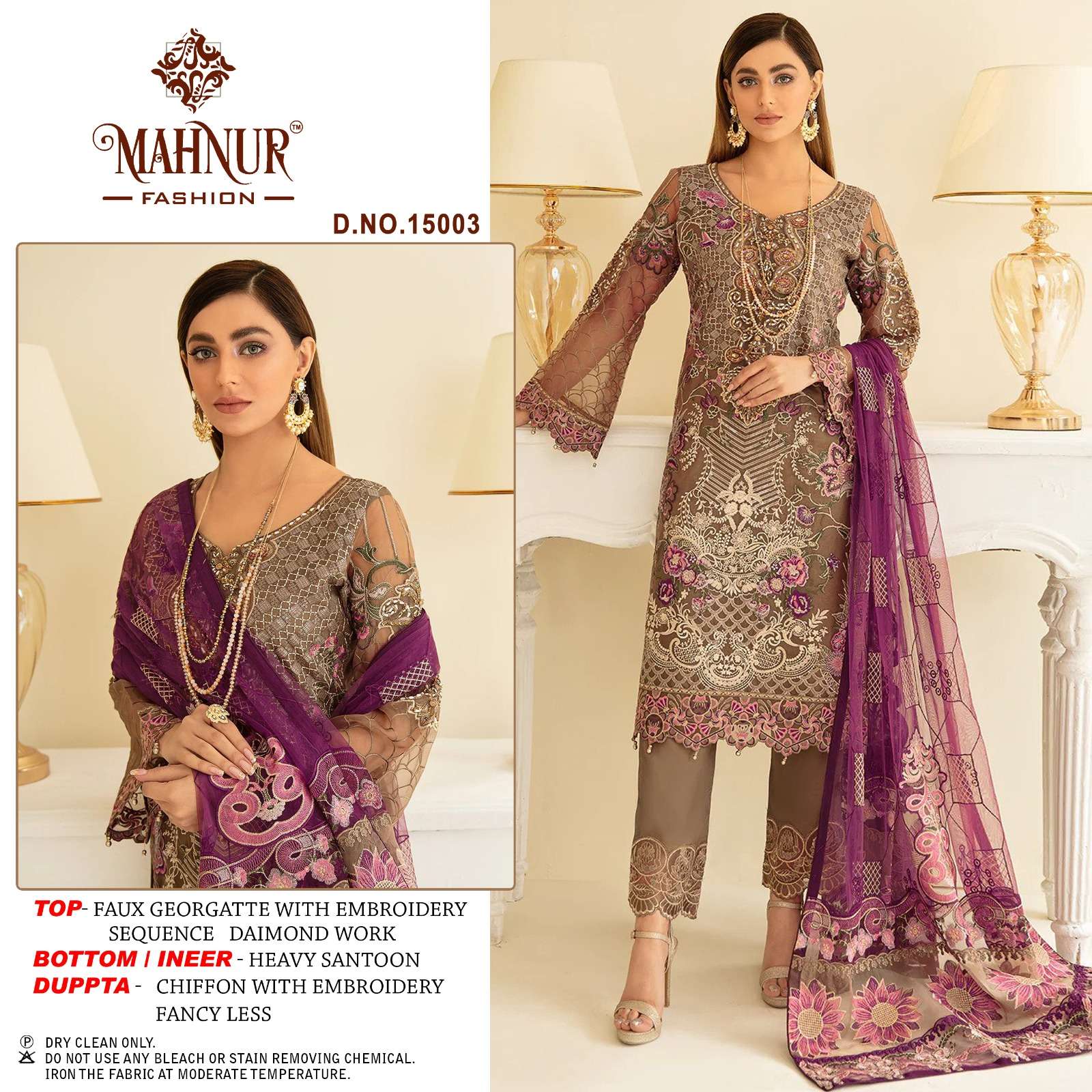 Mahnur Emaan Adeel Premium Collection Vol 15 Designer Pakistani Salwar Suits Wholesale catalog