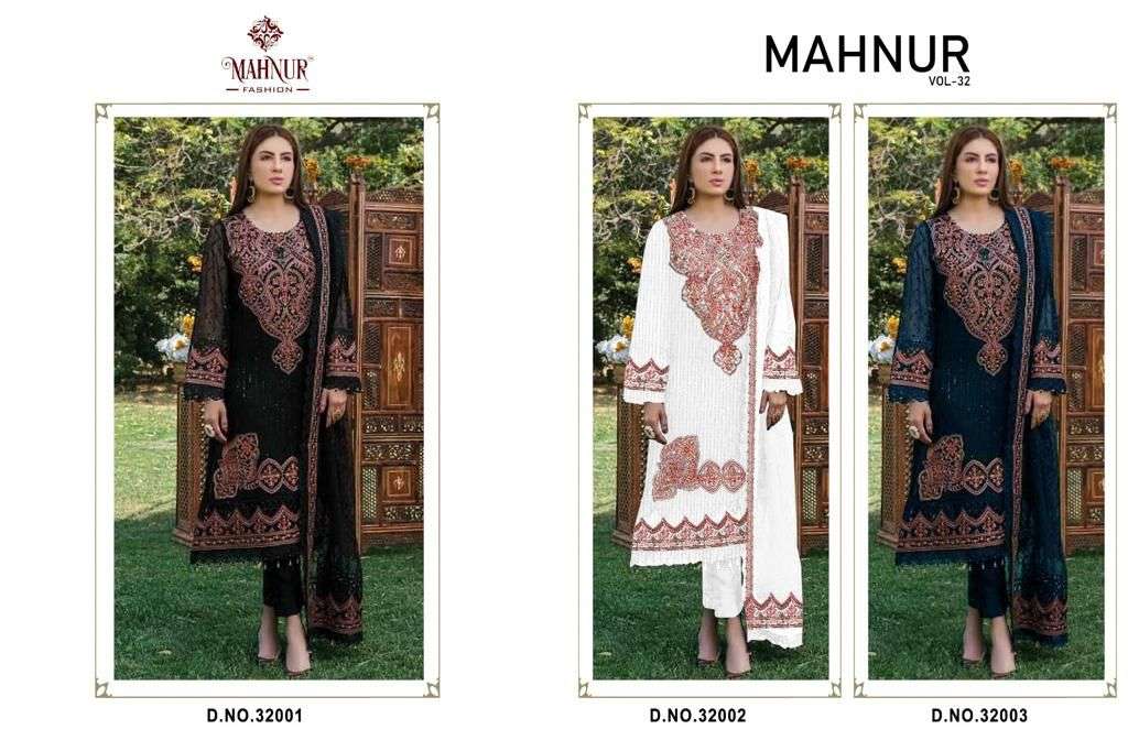 MAHNUR VOL-32 Salwar Kameez Wholesale catalog