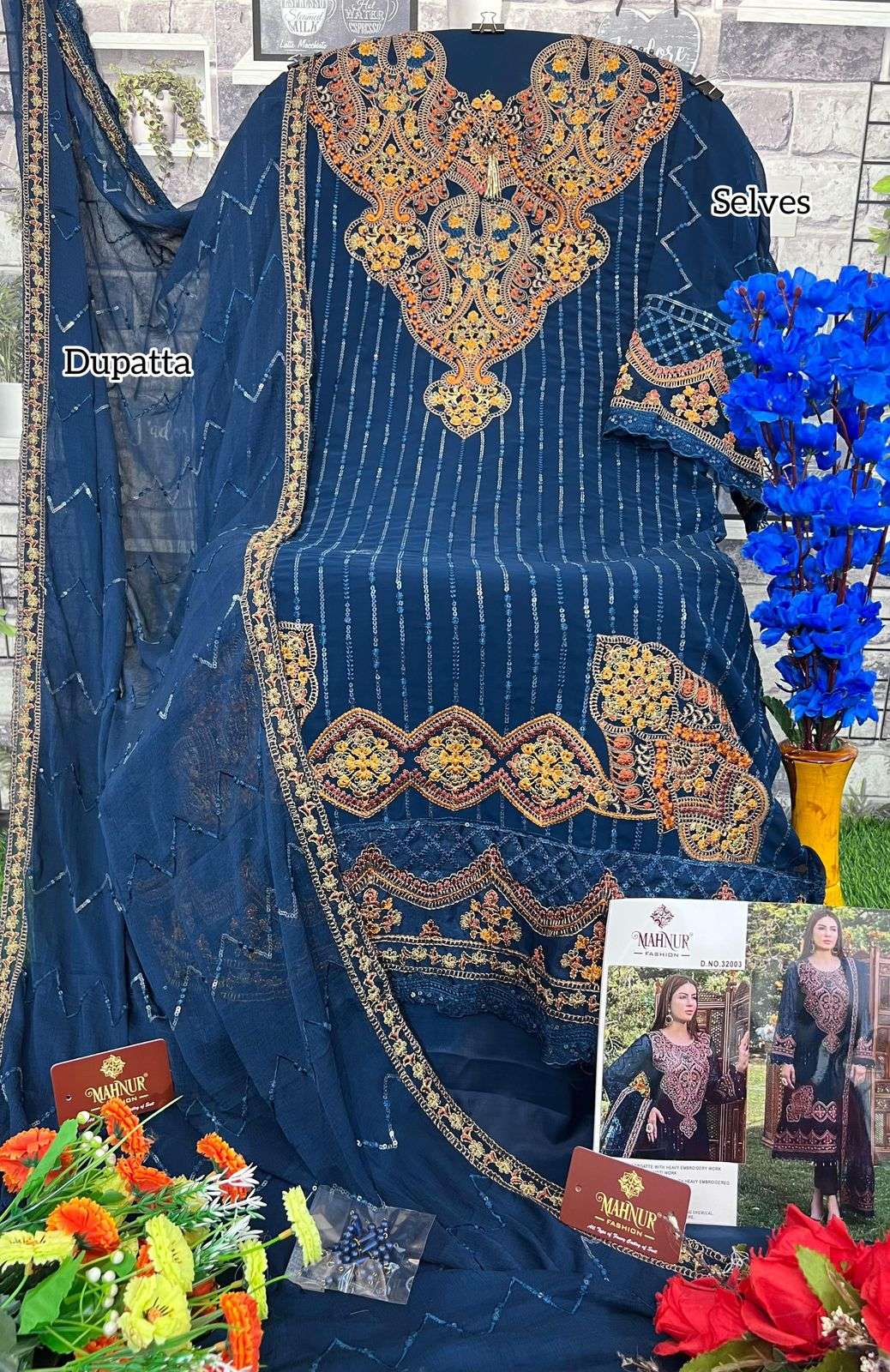 MAHNUR VOL-32 Salwar Kameez Wholesale catalog