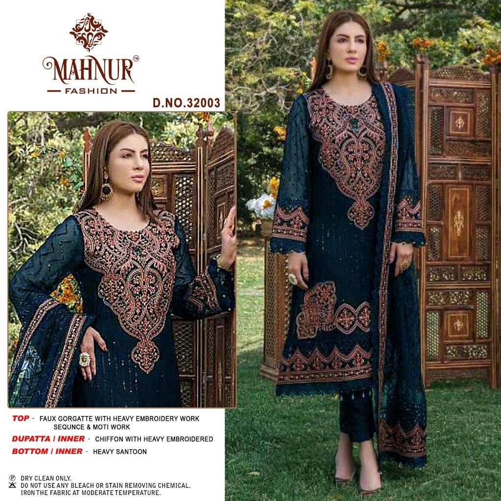 MAHNUR VOL-32 Salwar Kameez Wholesale catalog