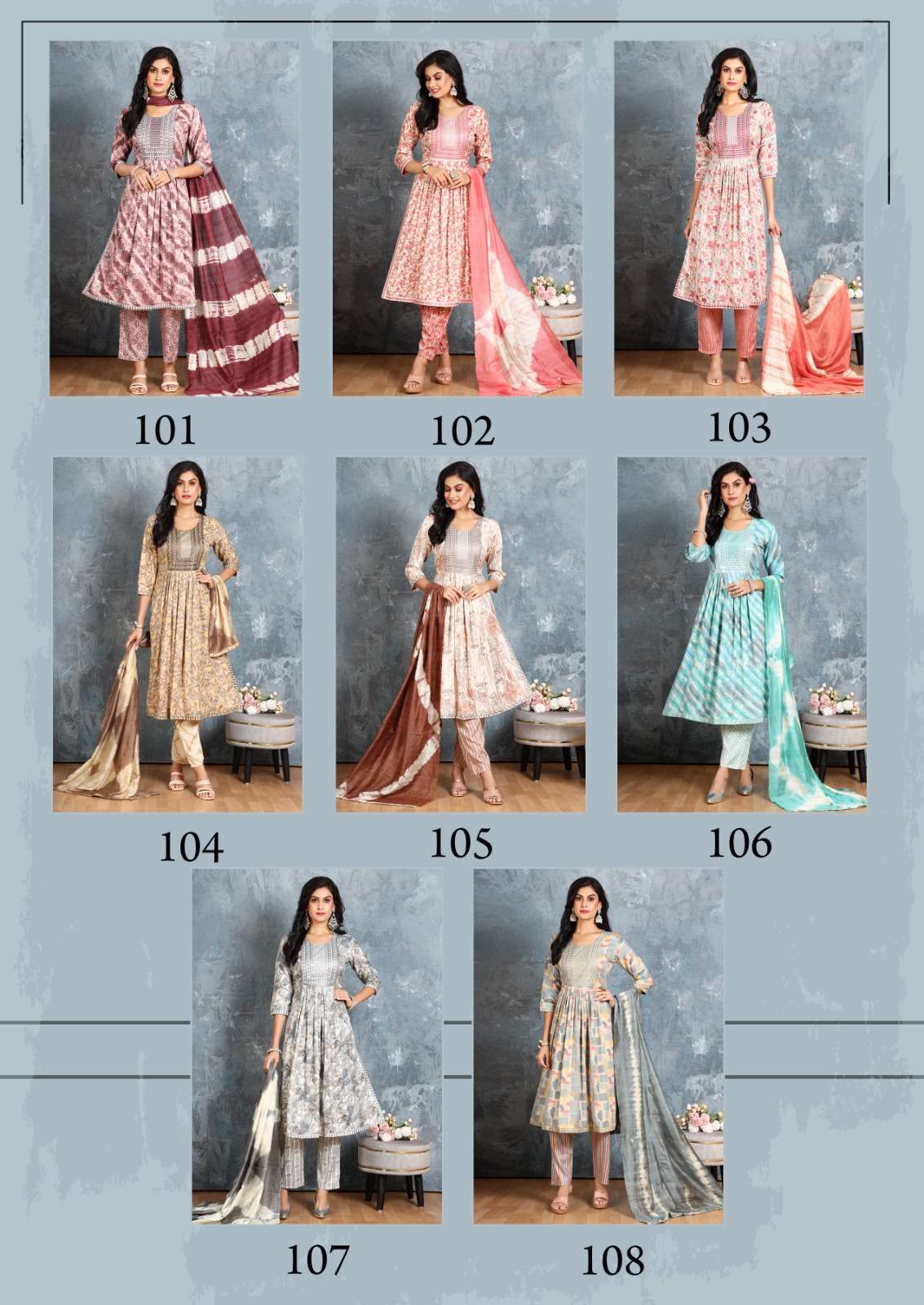 Manjeera Candy Crush Vol 2 Festive Wear Ready Made Wholesale catalog