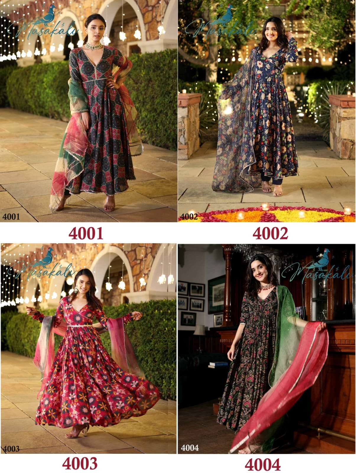 Masakali Vol 4 Printed Flaired Ready Made Wholesale catalog
