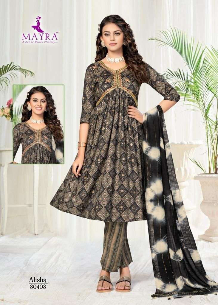 MAYRA FASHION ALISHA ALIYA Cut Kurti Wholesale catalog