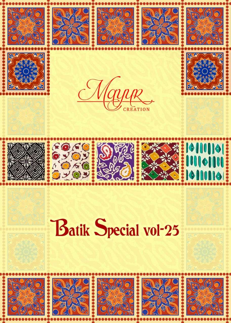 Mayur Batik Special Vol-25 – Dress Material - Wholesale Catalog