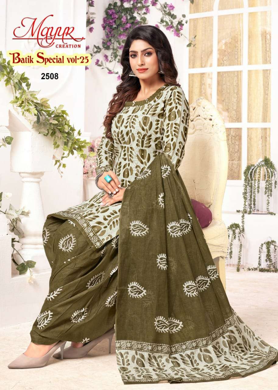 Mayur Batik Special Vol-25 – Dress Material - Wholesale Catalog