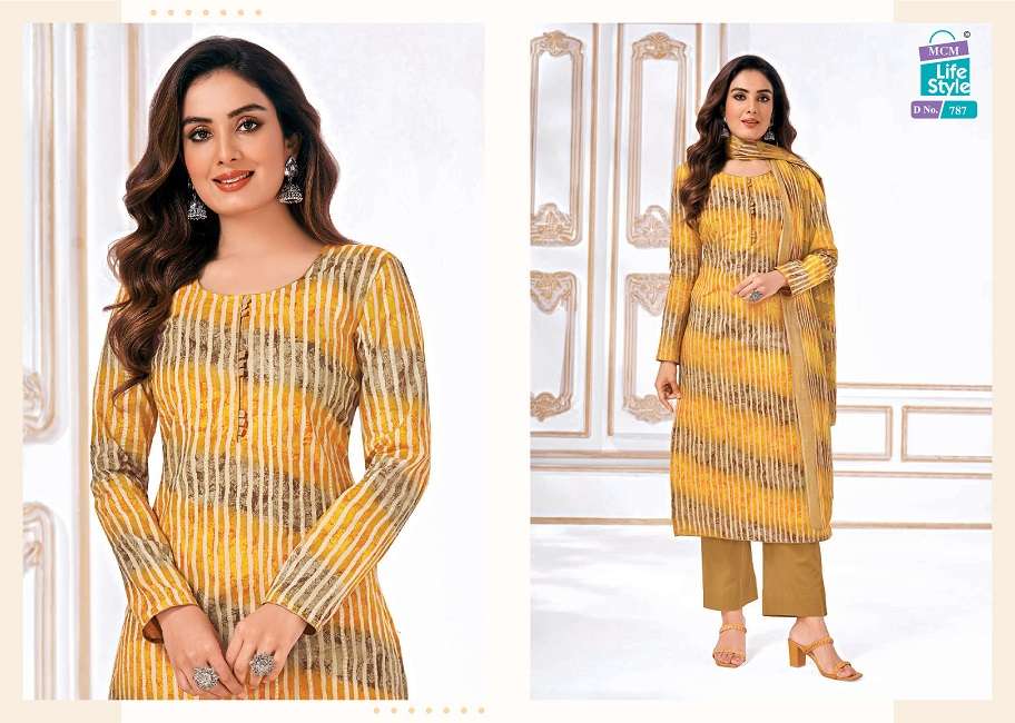 MCM Classic Lawn Vol-1 -Kurti Pant With Dupatta -Wholesale Catalog