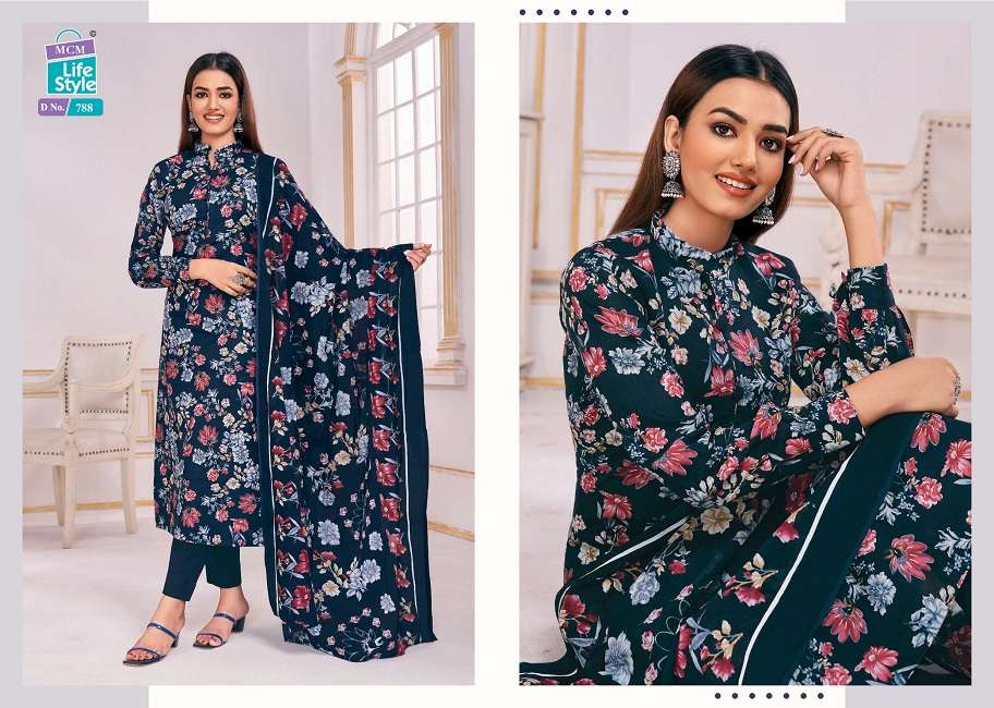 MCM Classic Lawn Vol-1 -Kurti Pant With Dupatta -Wholesale Catalog