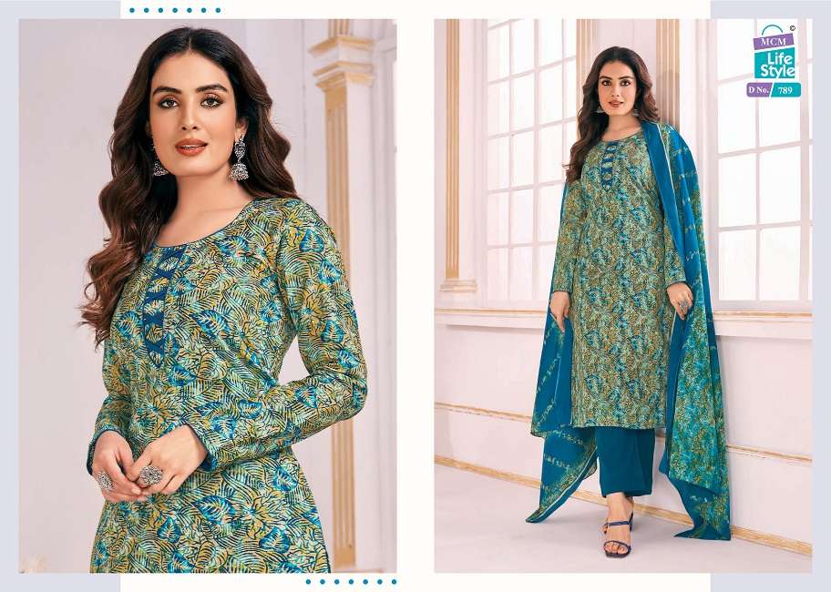 MCM Classic Lawn Vol-1 -Kurti Pant With Dupatta -Wholesale Catalog