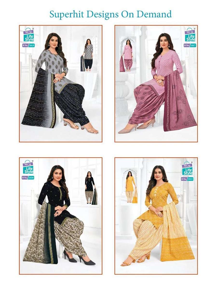 MCM Lifestyle Priya Vol-21 -Dress Material -Wholesale Catalog