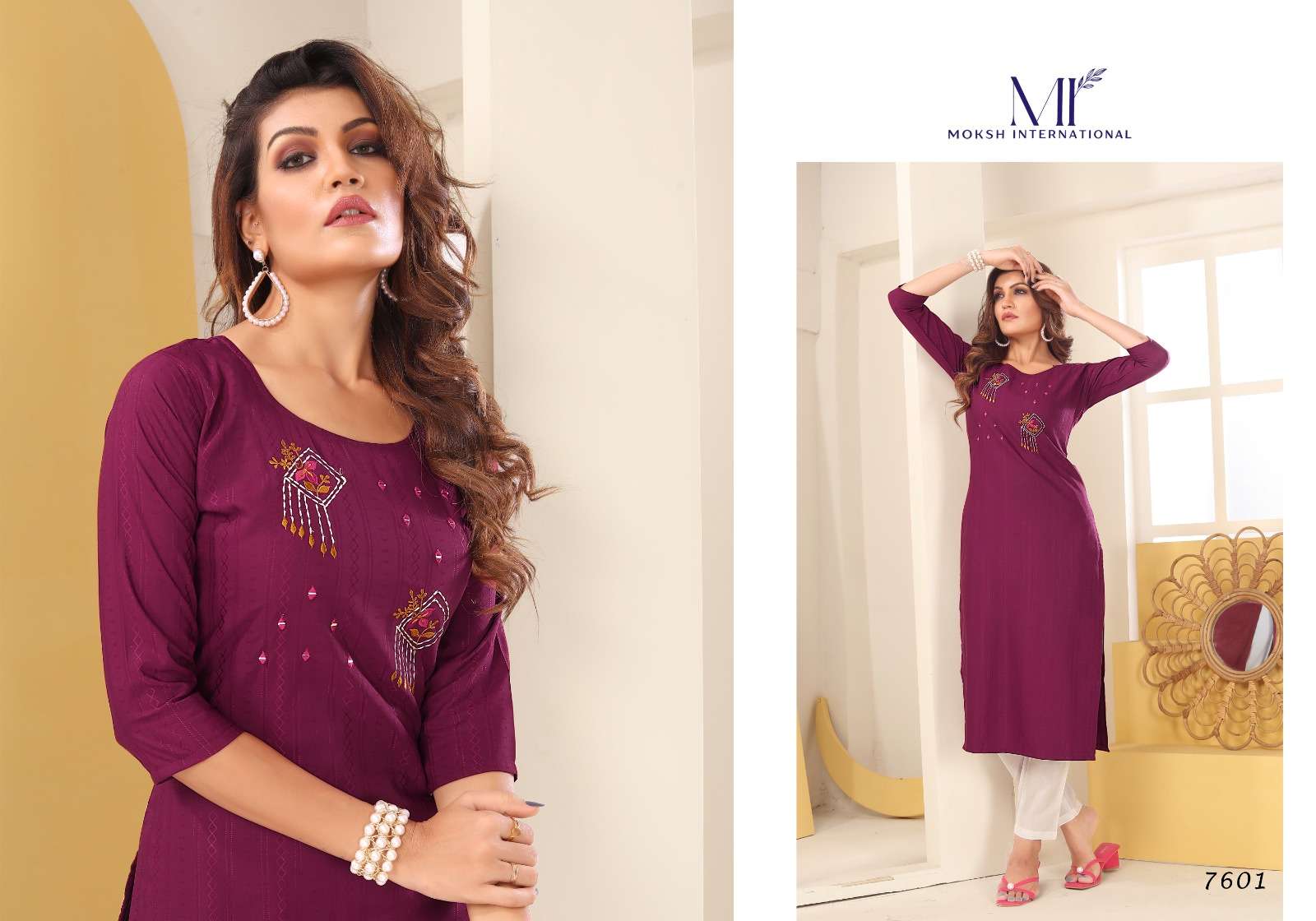 Moksh International Diva Vol-1 Kurti Wholesale catalog