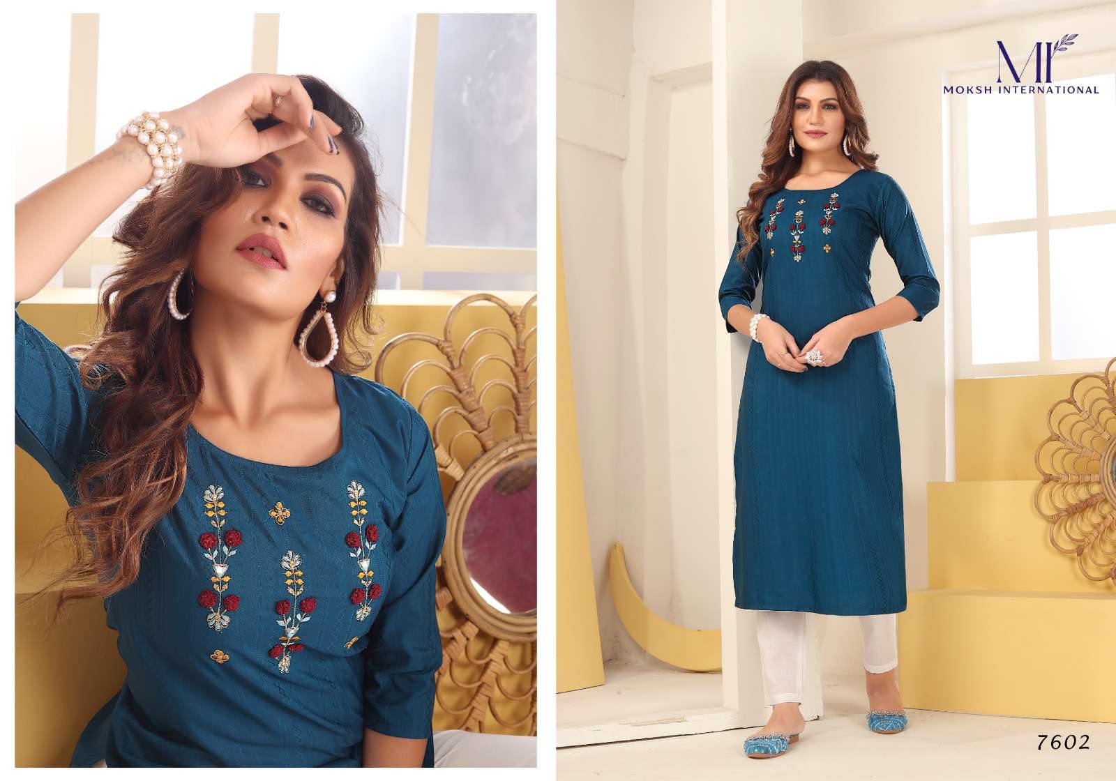 Moksh International Diva Vol-1 Kurti Wholesale catalog