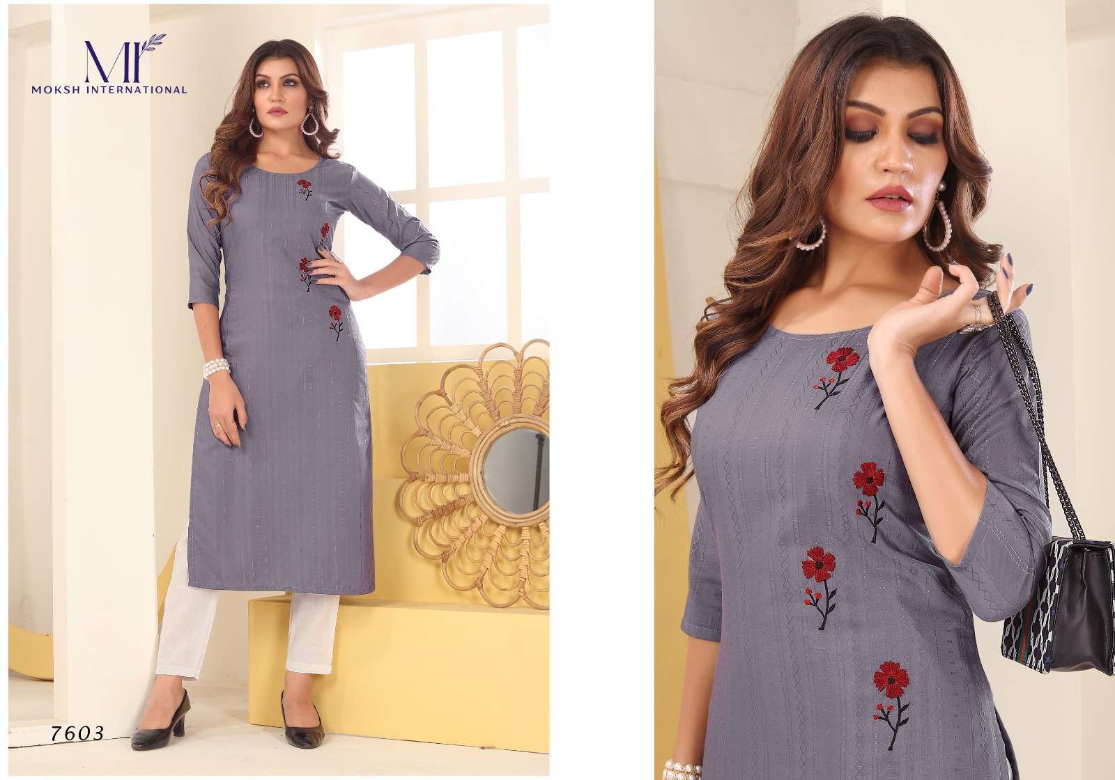 Moksh International Diva Vol-1 Kurti Wholesale catalog