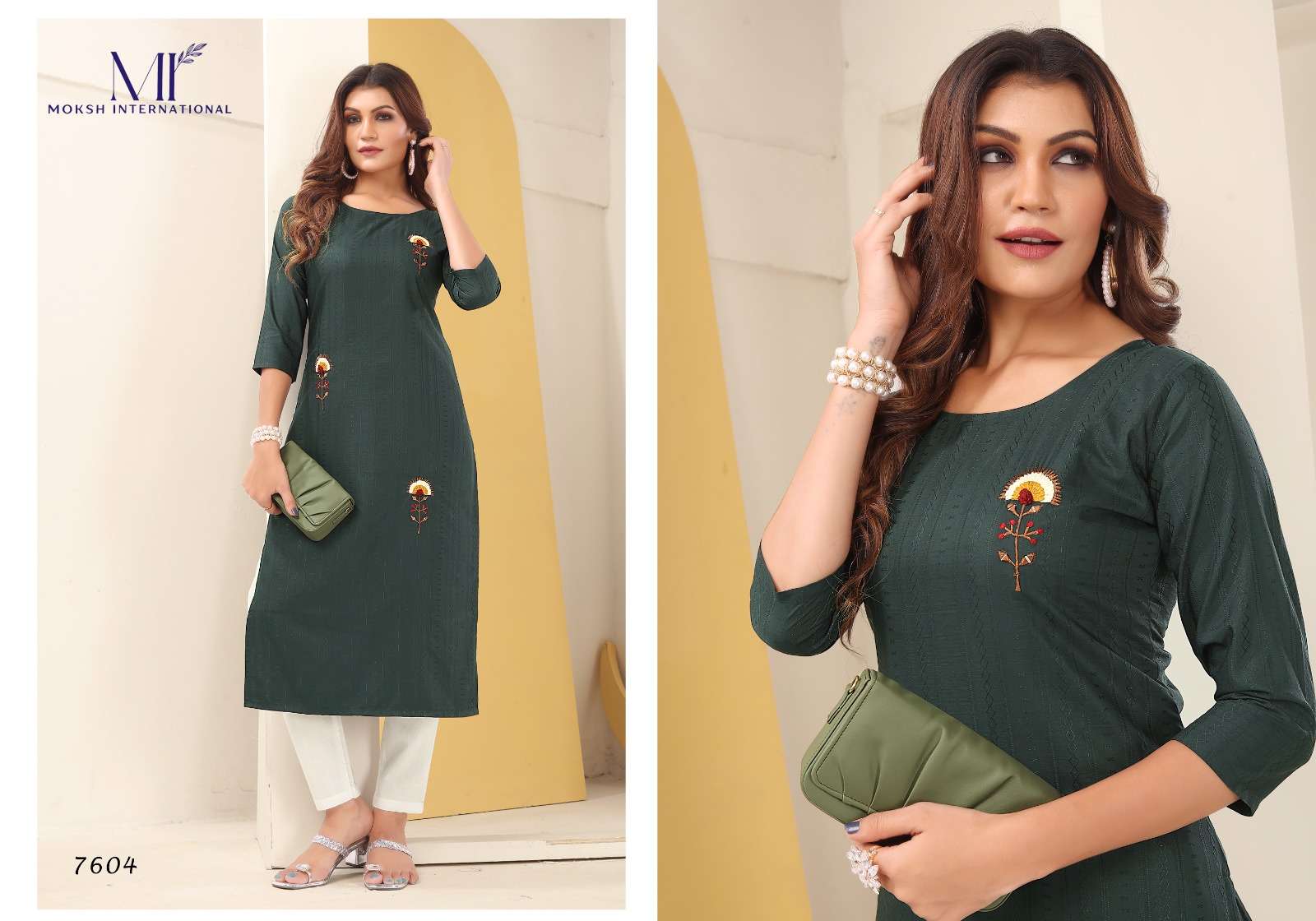 Moksh International Diva Vol-1 Kurti Wholesale catalog