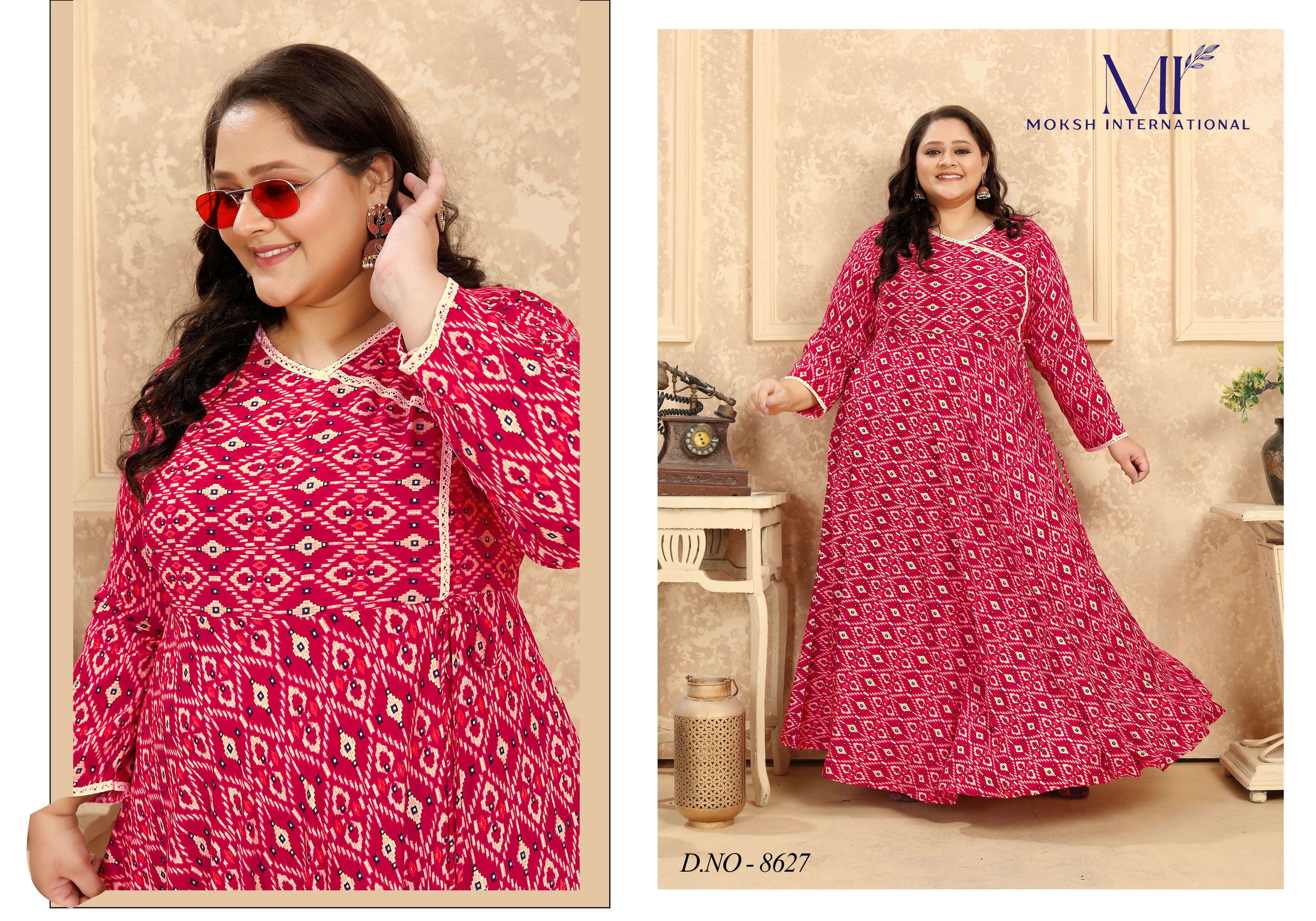 Moksh International Plus Size Vol- 2 Kurti Wholesale catalog