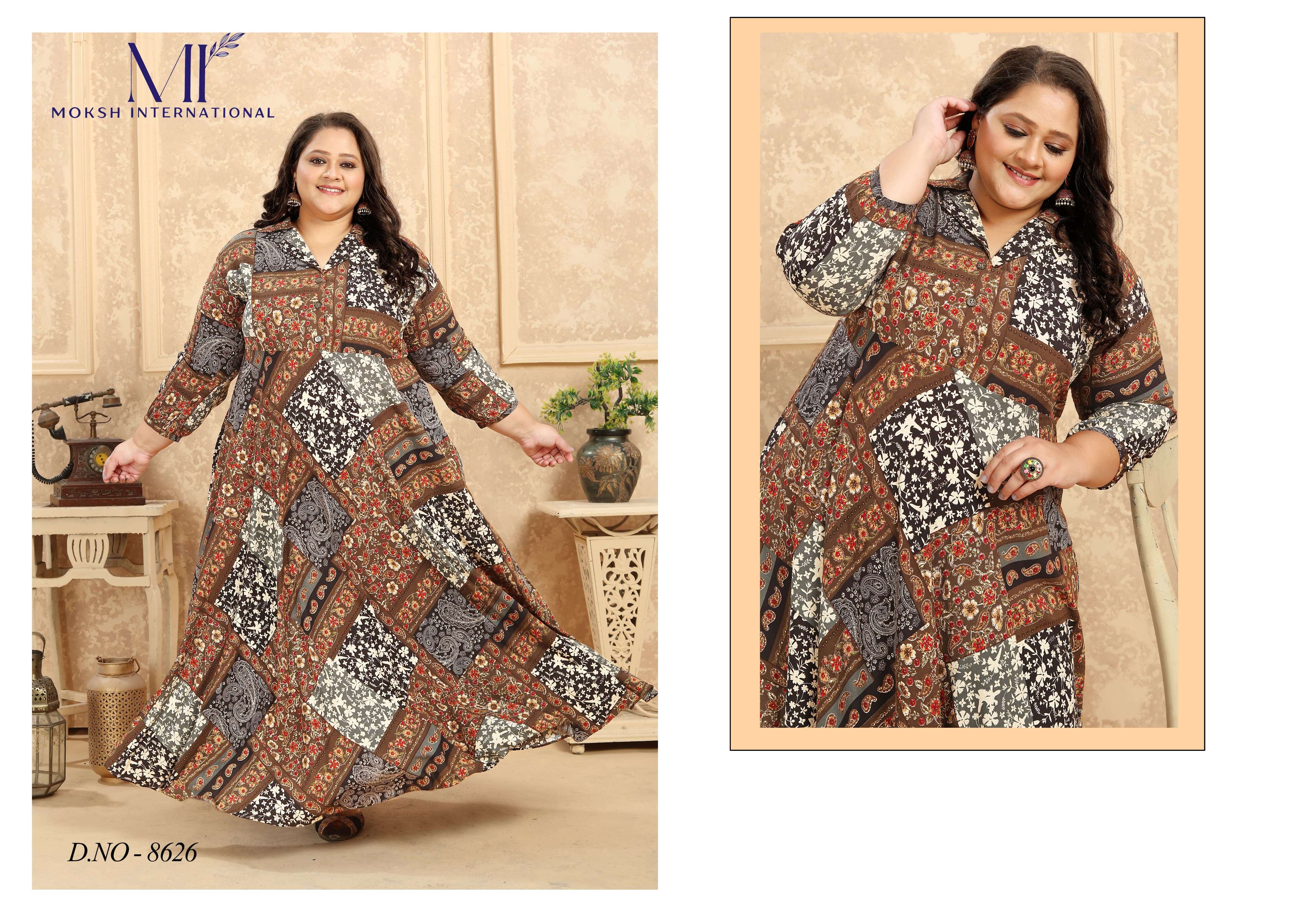 Moksh International Plus Size Vol- 2 Kurti Wholesale catalog