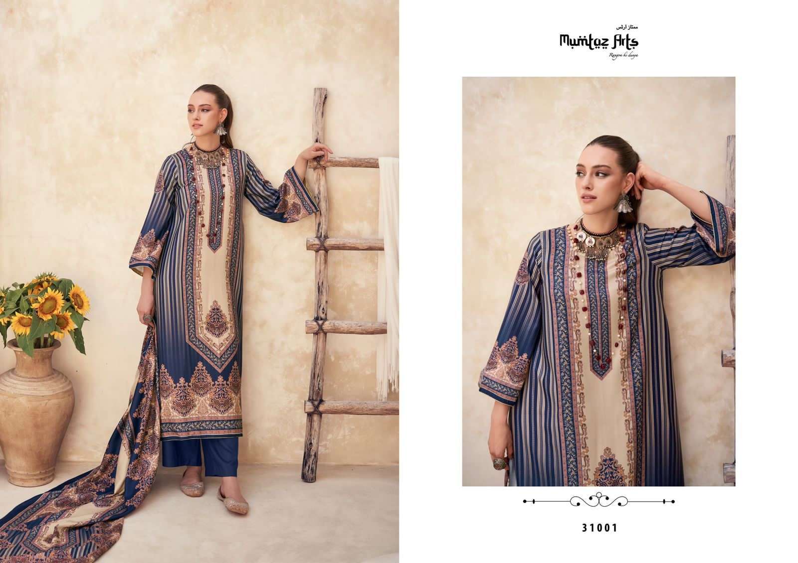 Mumtaz Gulzar Viscose Pashmina Salwar Suits Wholesale catalog