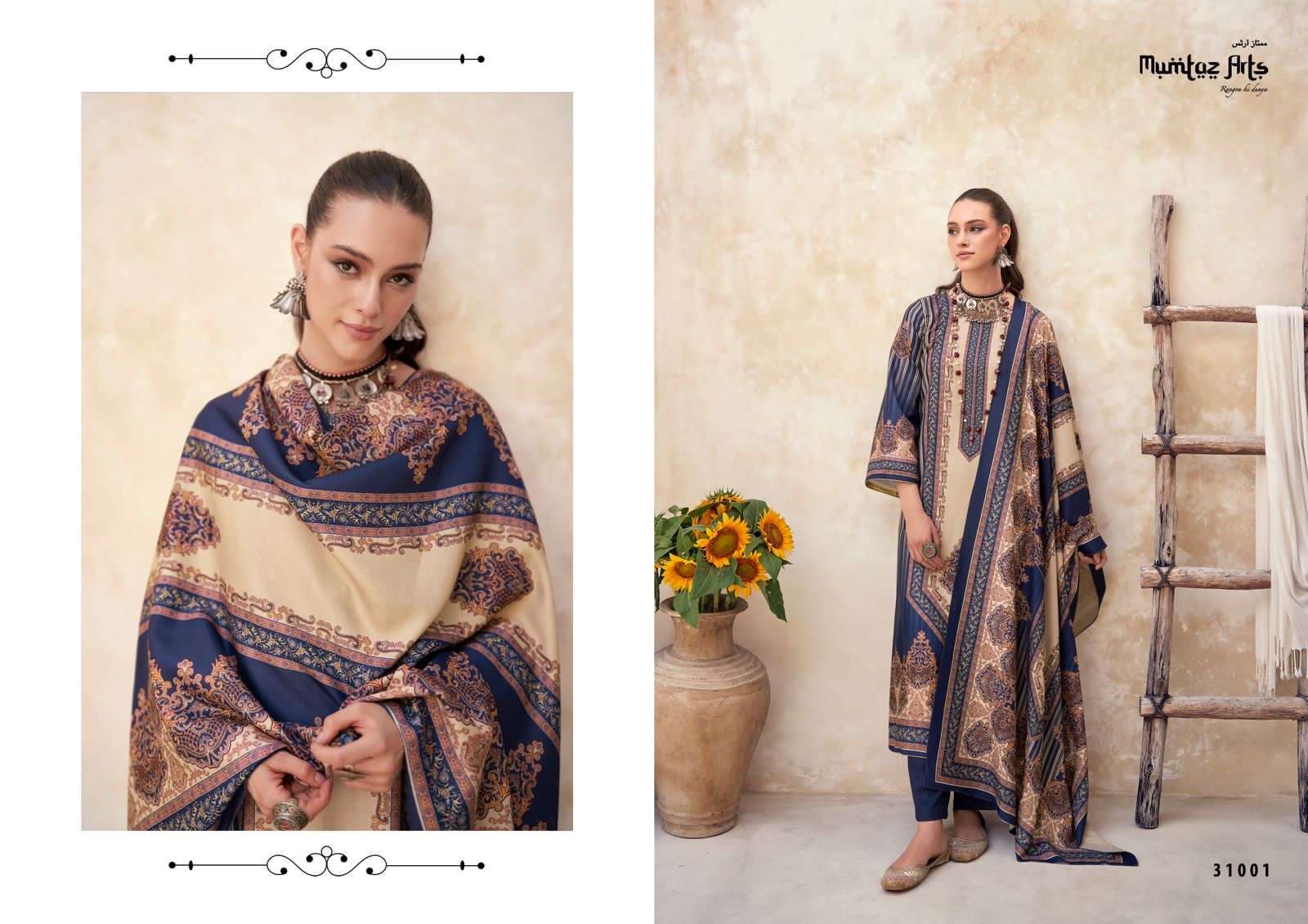 Mumtaz Gulzar Viscose Pashmina Salwar Suits Wholesale catalog