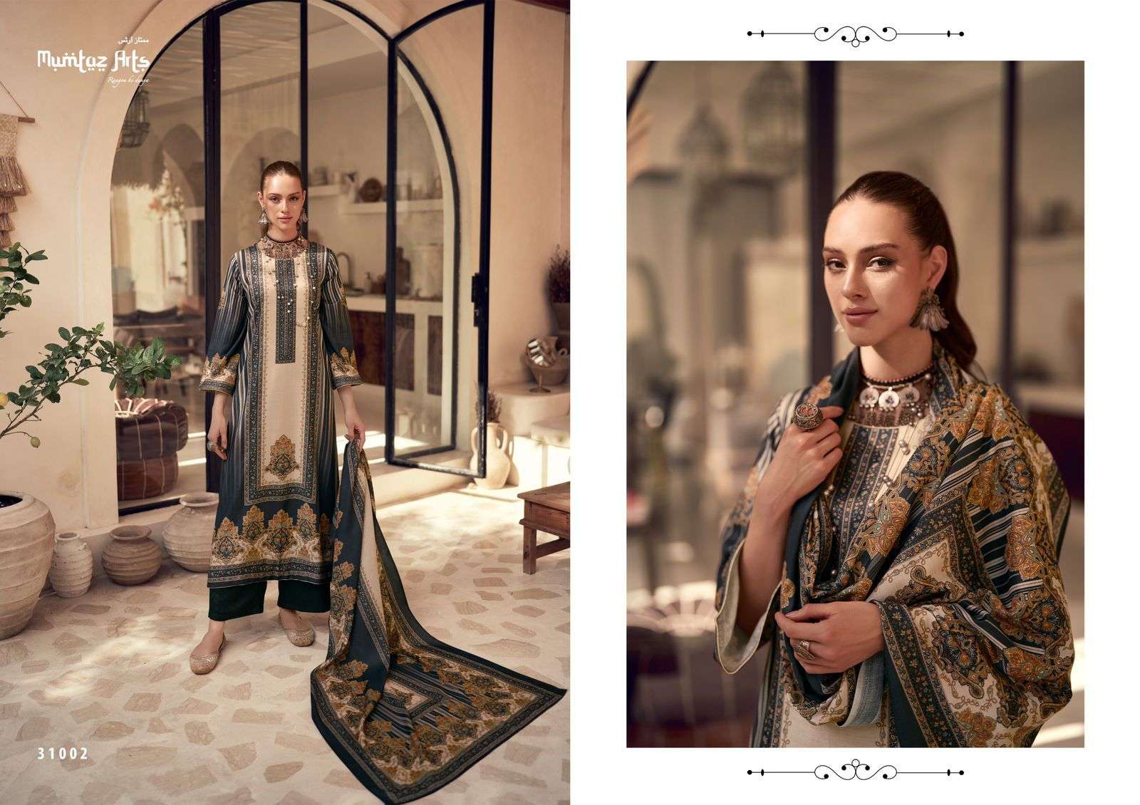 Mumtaz Gulzar Viscose Pashmina Salwar Suits Wholesale catalog
