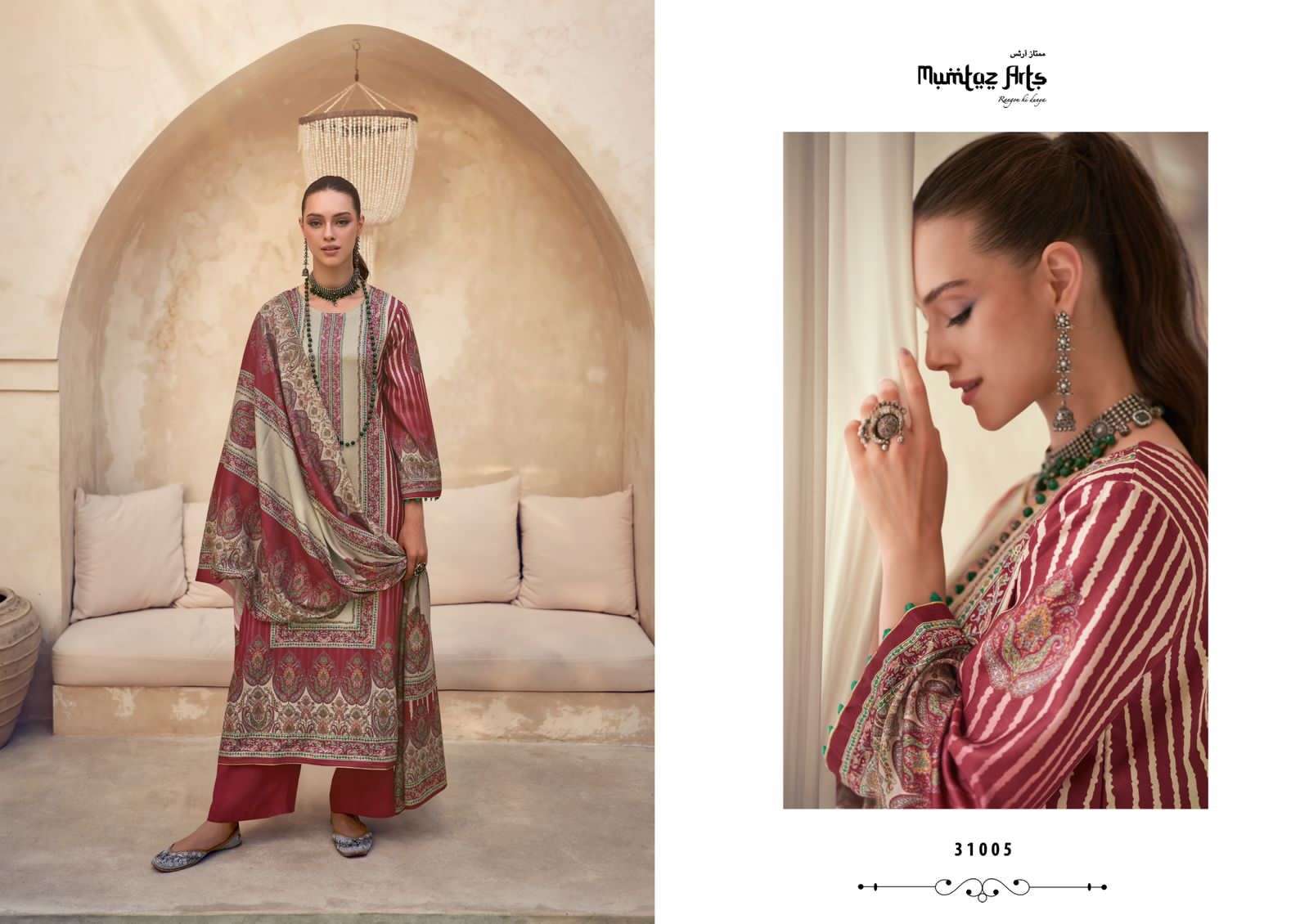 Mumtaz Gulzar Viscose Pashmina Salwar Suits Wholesale catalog