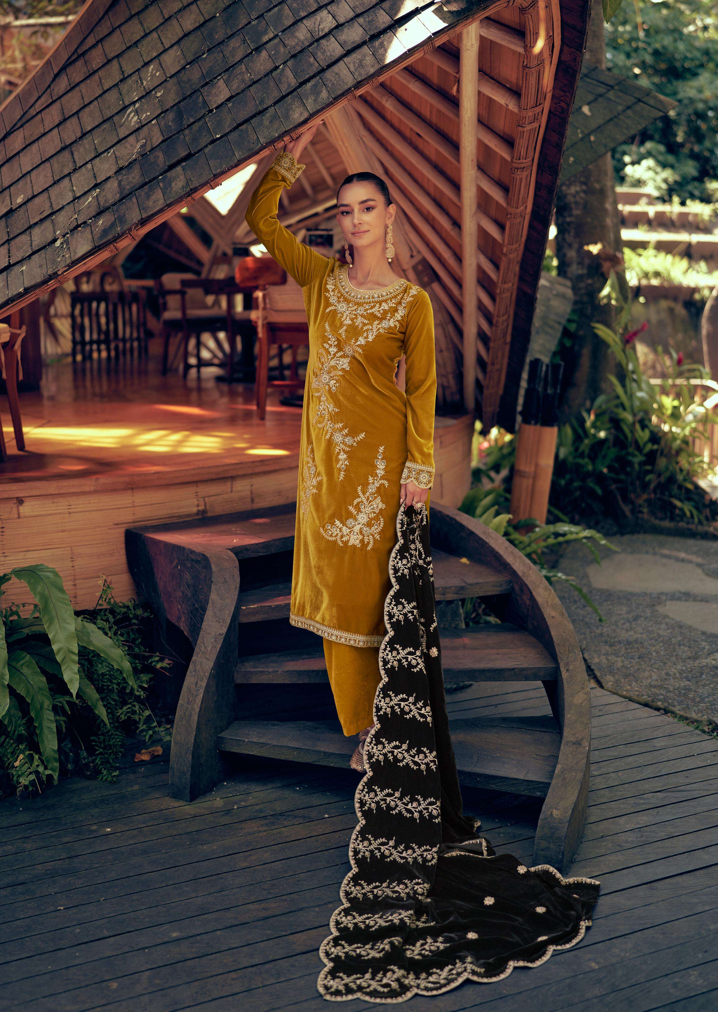 Mumtaz Rang E Makhmali Designer Embroidery Salwar Kameez Wholesale catalog