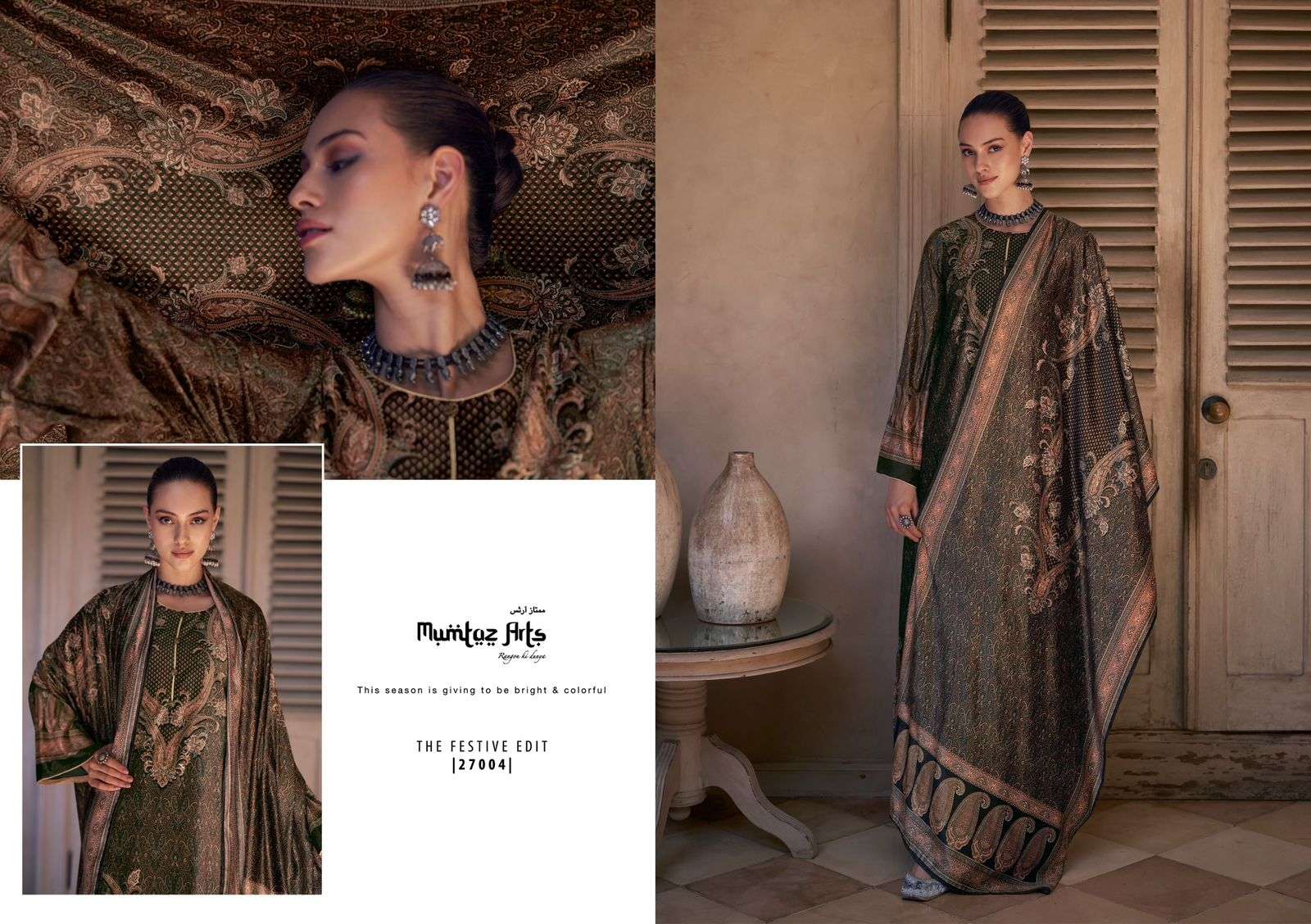 Mumtaz The Festive Edit Velvet Salwar Kameez Wholesale catalog
