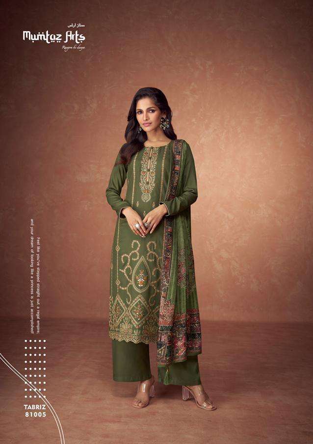 Mumtaz The Tabriz Wool Pahsmina Salwar Kameez Wholesale catalog